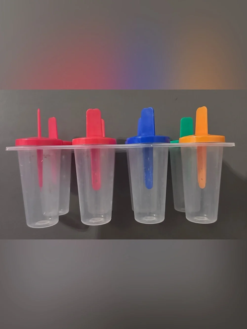 Cool Gear Ice Pop Tray 8 Molds Multi-Color Reusable BPA Free Popsicle Maker